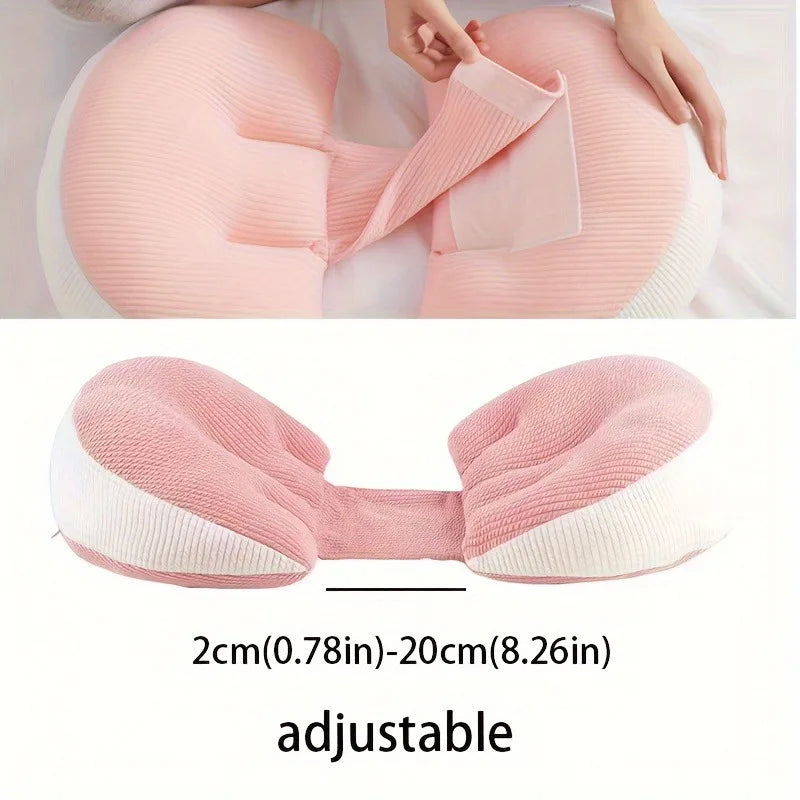 Pregnant Women Sleep on the Side of the Pillow Stomach Multi-Functional Relief Waist Leg Support U-Shaped Pillow Pregnancy